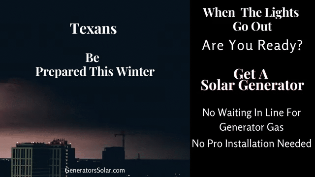 Solar Generators Ad